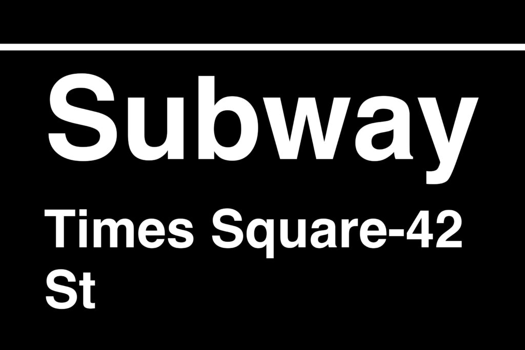 World Trade Center Subway Sign
