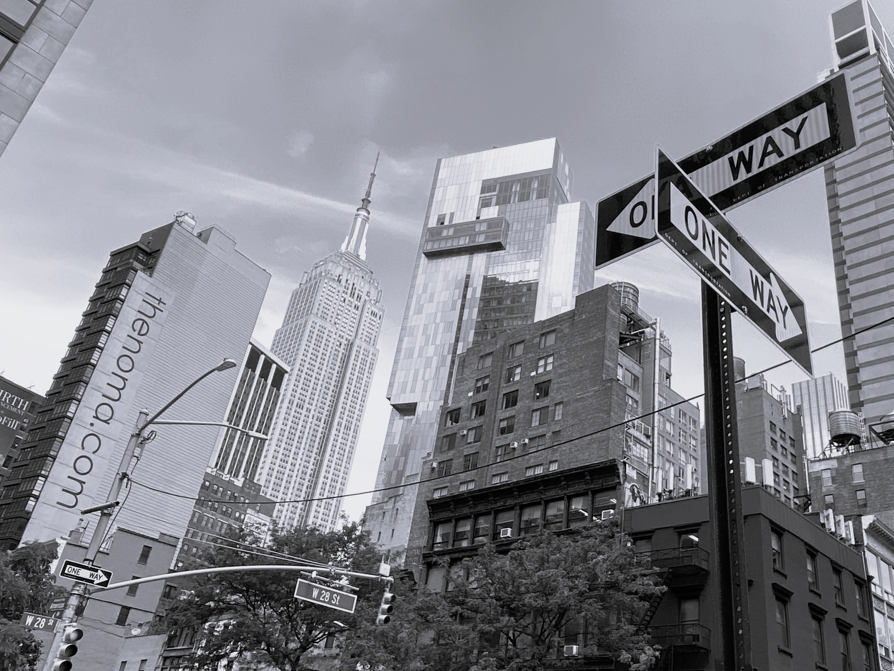 Empire State Building from Nomad (Black and White)