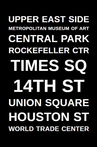 NYC Subway Poster 2