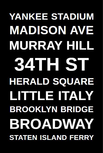 NYC Subway Poster 4
