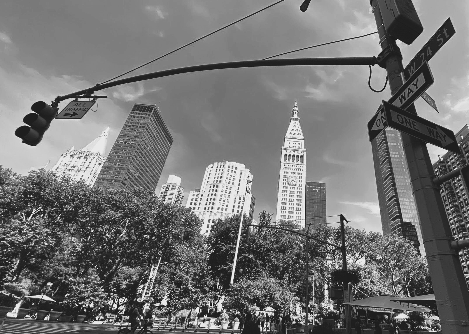 St Marks Place (Black and White)